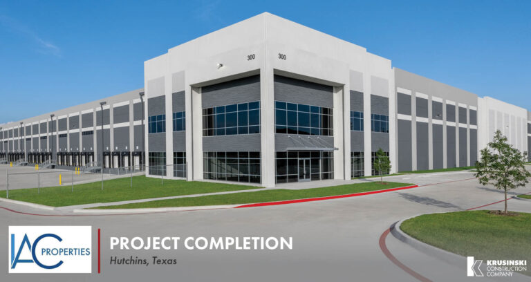 Krusinski Construction Completes 560,030-SF Distribution Center in Texas for Longtime Client IAC Properties