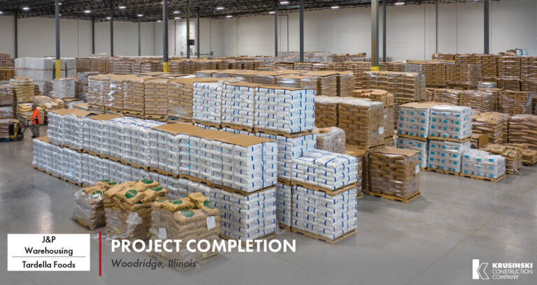 Krusinski Completes Interior Buildout for J&P Warehousing’s Food & Beverage Client, Tardella Foods