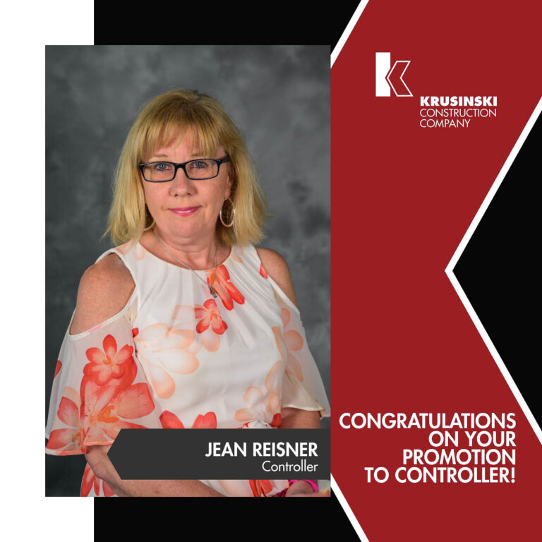 Jean Reisner Promoted from Account Manager to Controller of Krusinski Construction